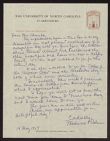 Thank you letter to Pocahontas Wight Edmunds from Blackwell P. Robinson
